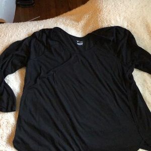 Plus Active Top with Dolphin Hem